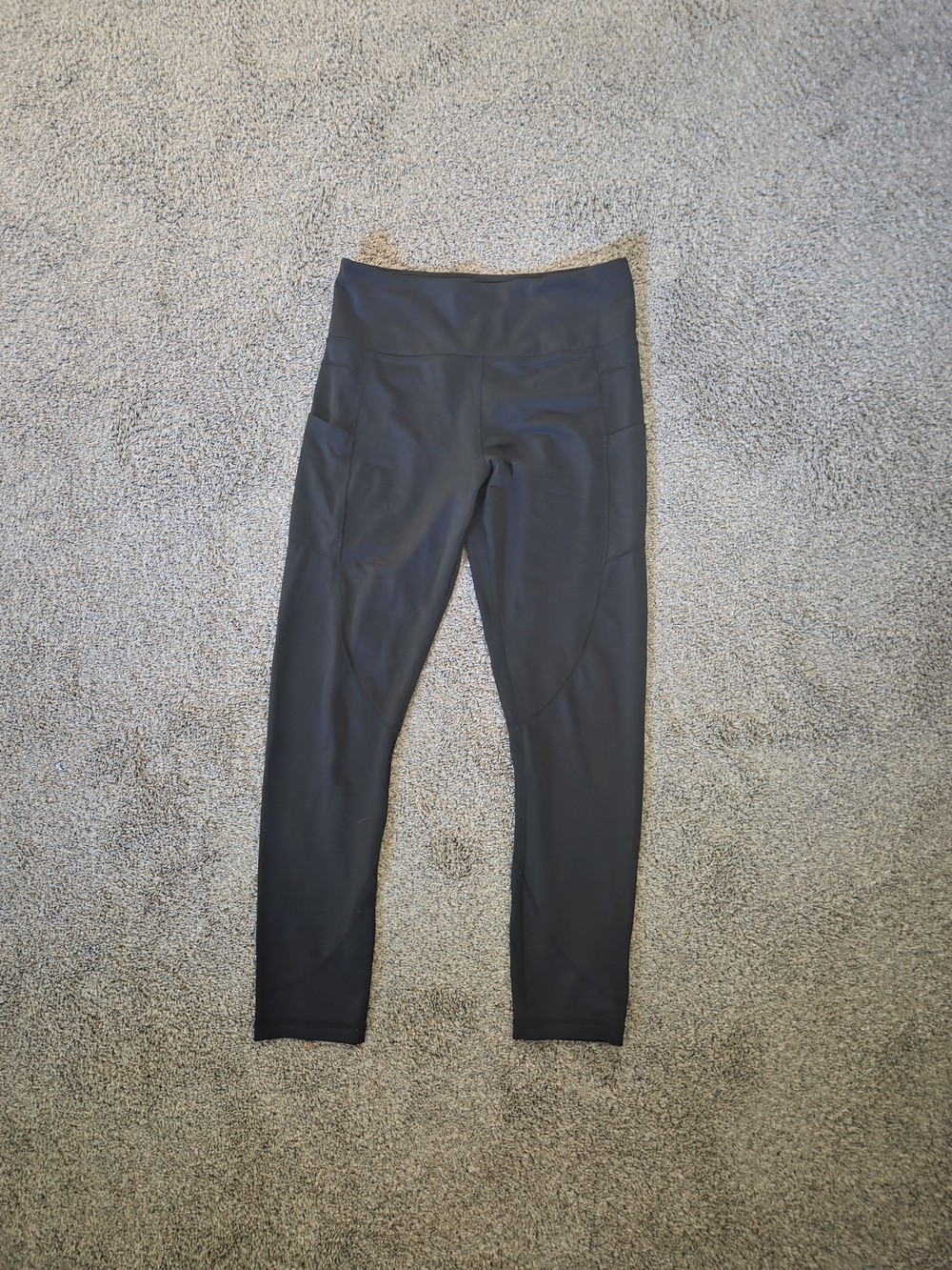 Black Womens Active Leggings - High Waist